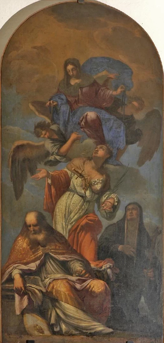 Madonna della cintola e santi